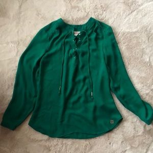True Religion green blouse